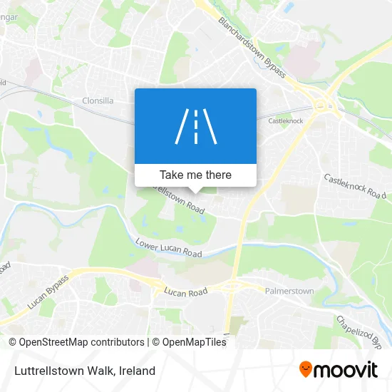 Luttrellstown Walk map