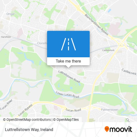 Luttrellstown Way map