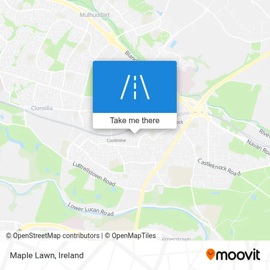 Maple Lawn map