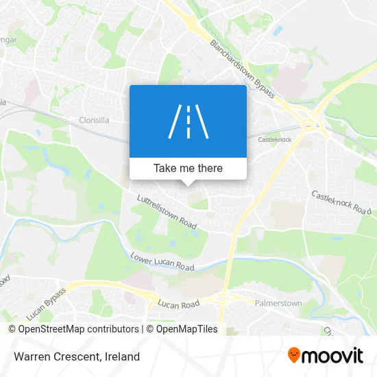 Warren Crescent map