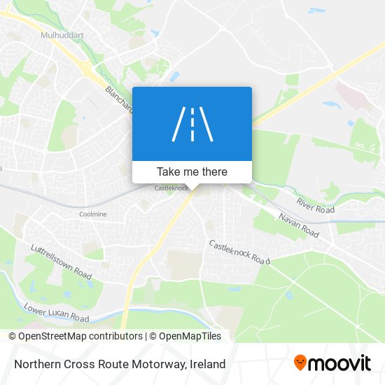 Northern Cross Route Motorway plan