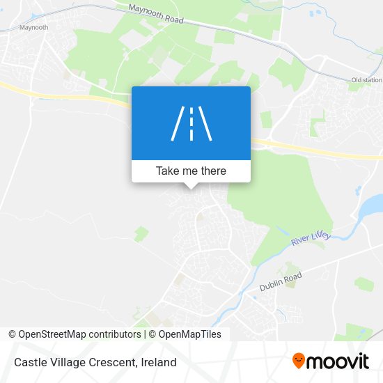 Castle Village Crescent map