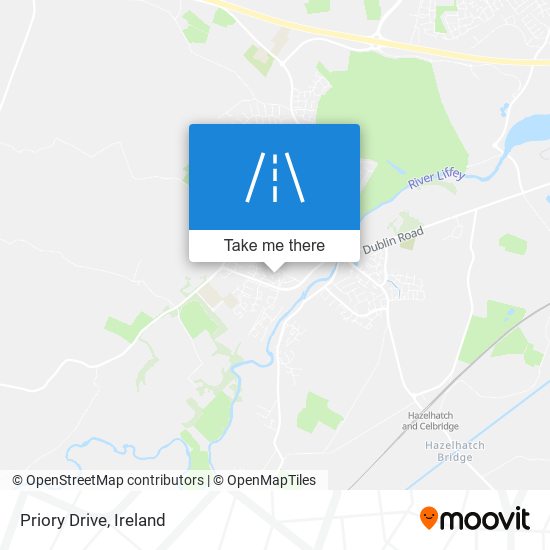 Priory Drive map