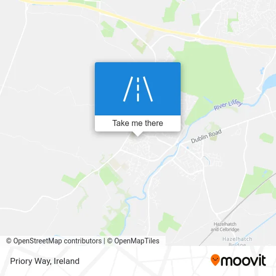 Priory Way map