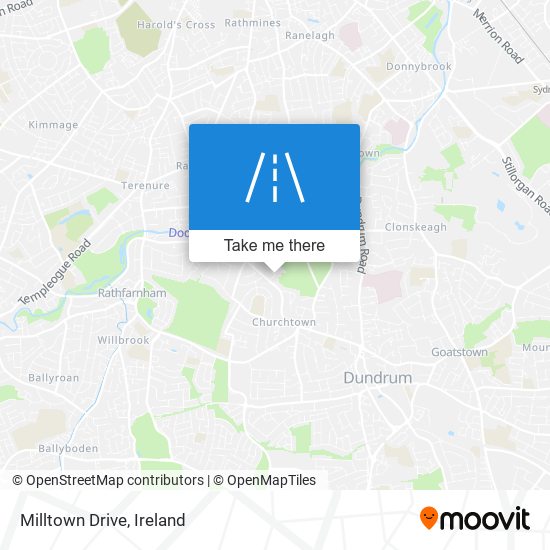 Milltown Drive map