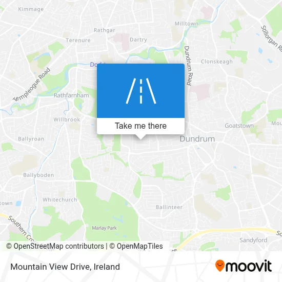 Mountain View Drive map