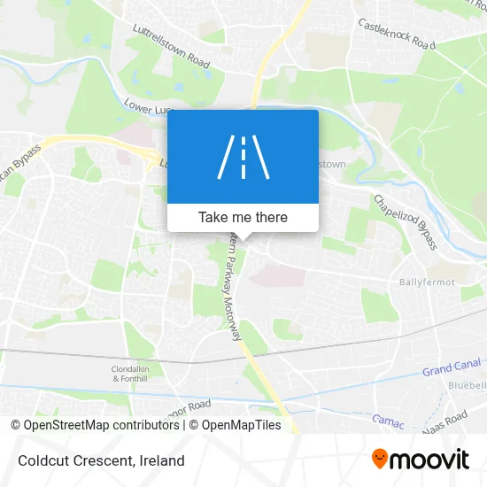 Coldcut Crescent map