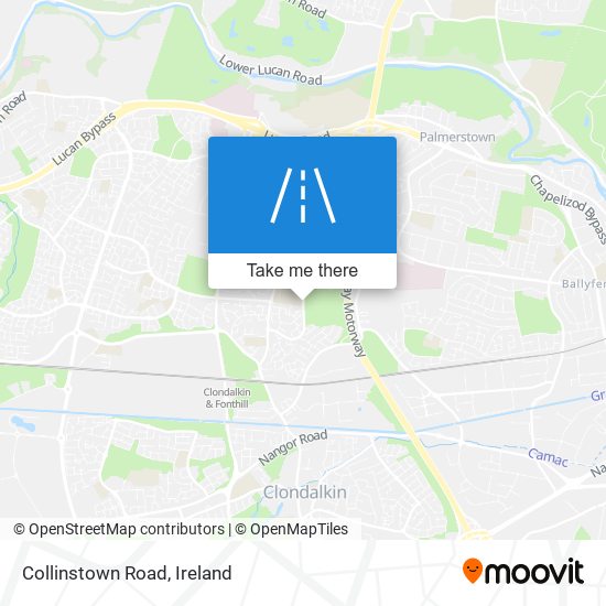 Collinstown Road map