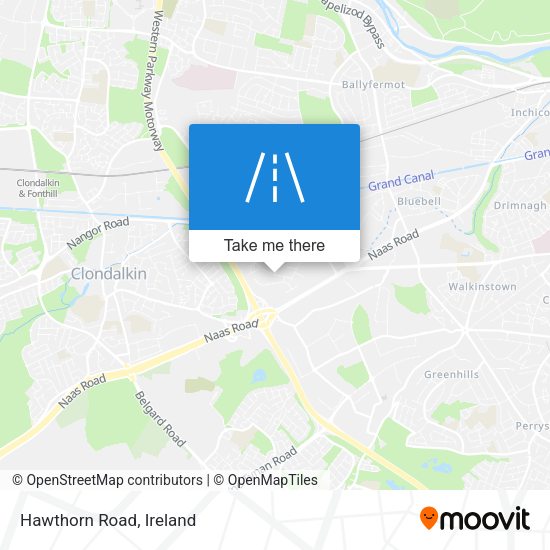 Hawthorn Road map