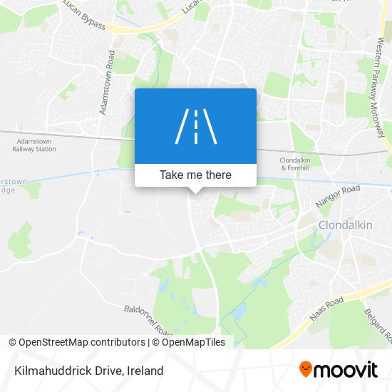 Kilmahuddrick Drive map