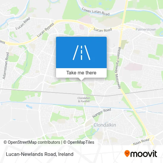 Lucan-Newlands Road map