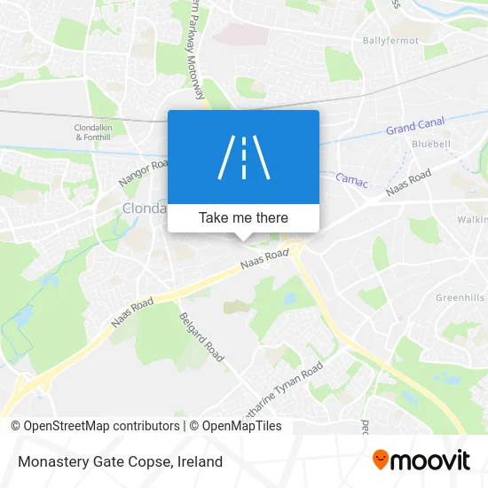 Monastery Gate Copse map