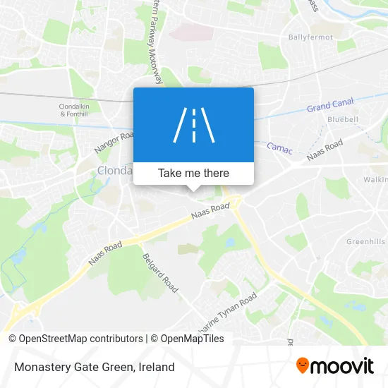 Monastery Gate Green map