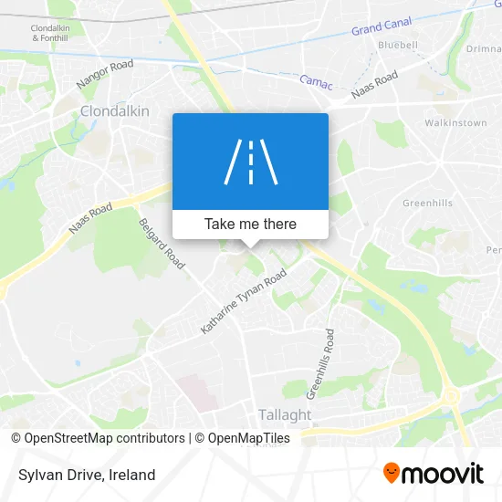 Sylvan Drive map