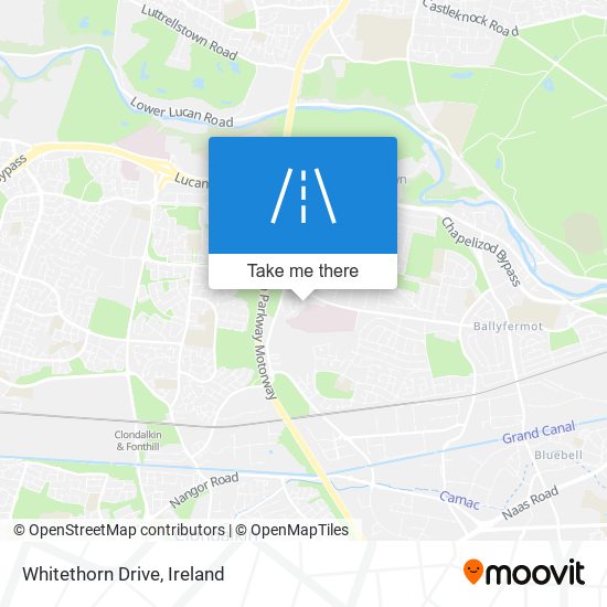 Whitethorn Drive map