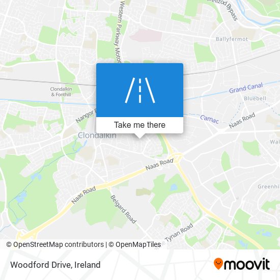 Woodford Drive map