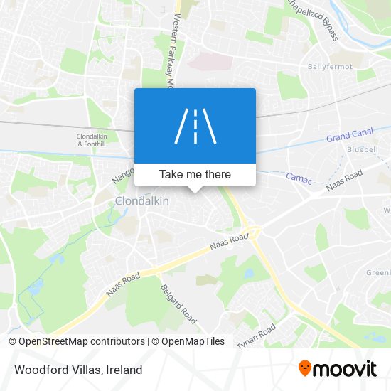 Woodford Villas map