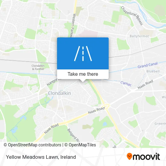 Yellow Meadows Lawn map