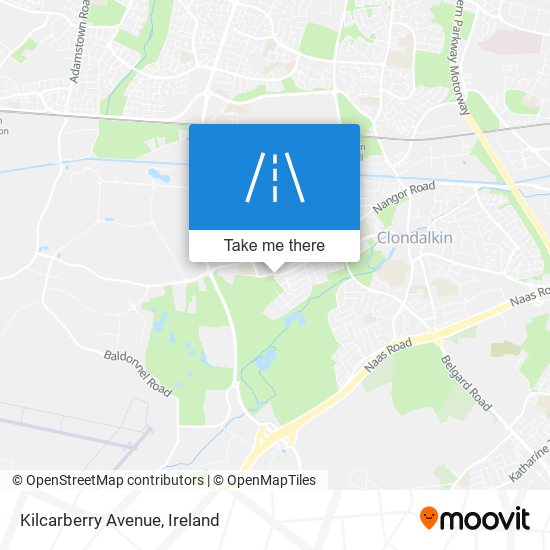 Kilcarberry Avenue map