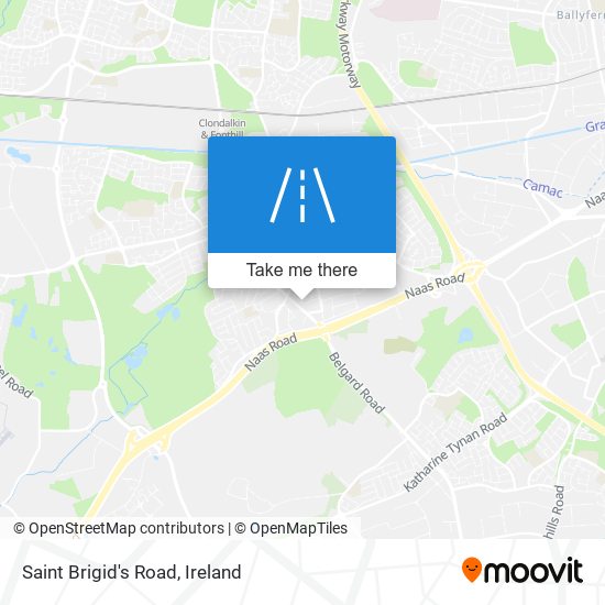 Saint Brigid's Road plan