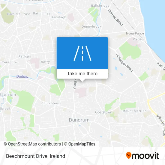 Beechmount Drive map