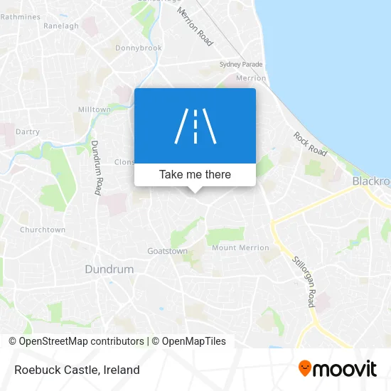Roebuck Castle map