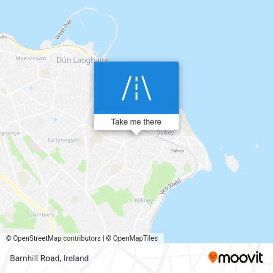 Barnhill Road map