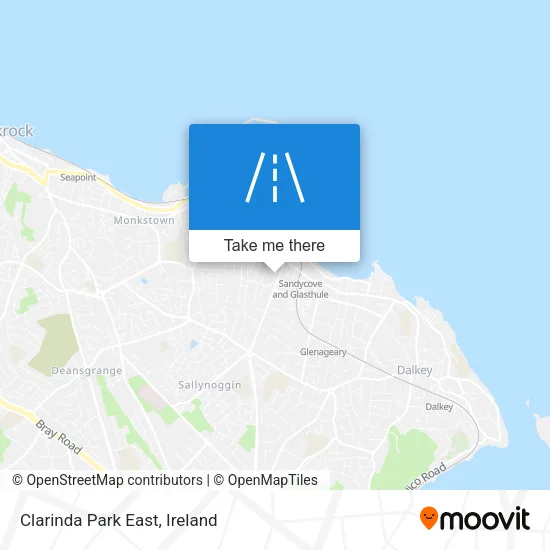 Clarinda Park East map