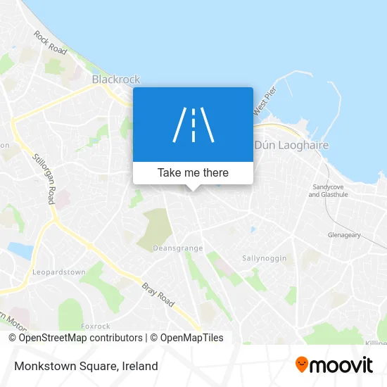 Monkstown Square map