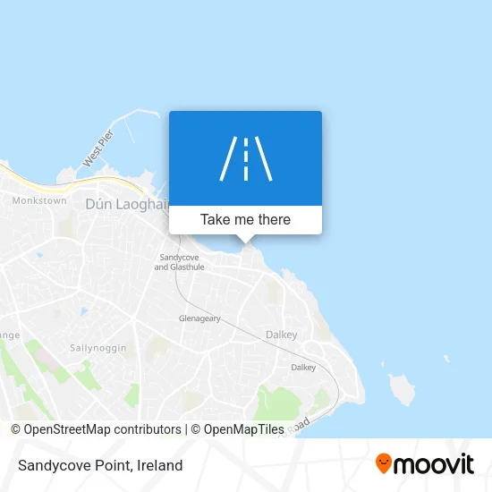 Sandycove Point map