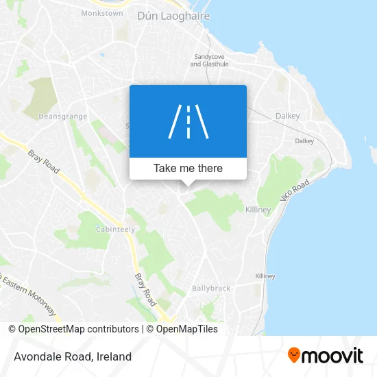 Avondale Road map