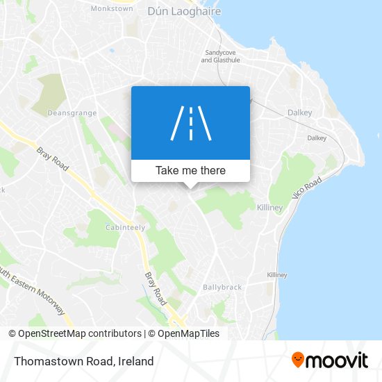 Thomastown Road map