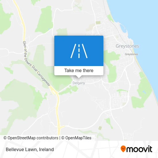 Bellevue Lawn map