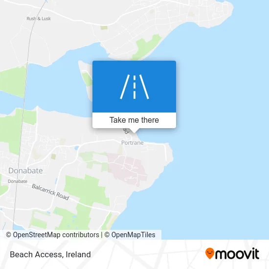 Beach Access map