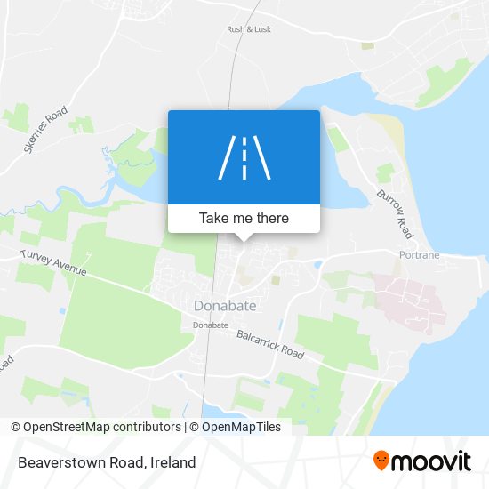 Beaverstown Road map