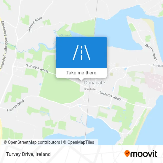 Turvey Drive map