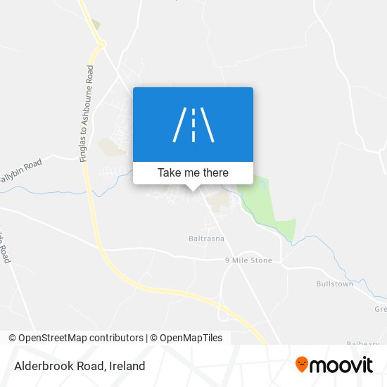 Alderbrook Road map