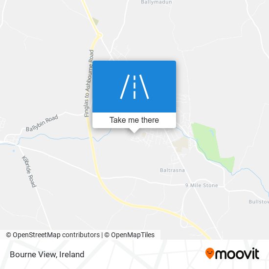 Bourne View map