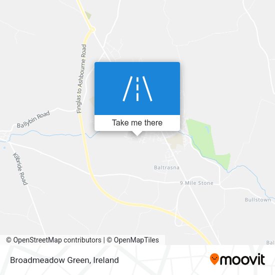 Broadmeadow Green map