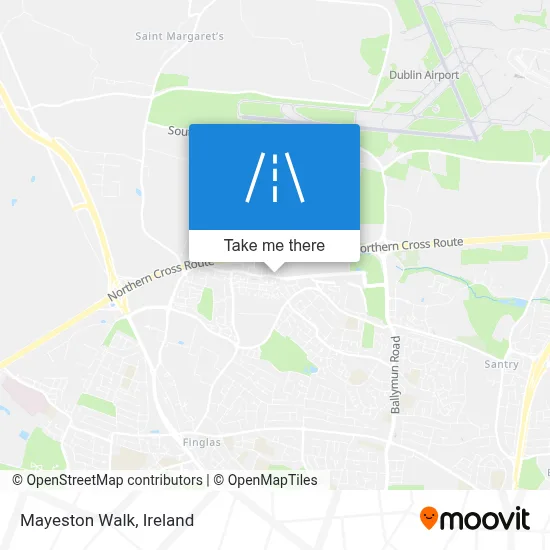 Mayeston Walk map