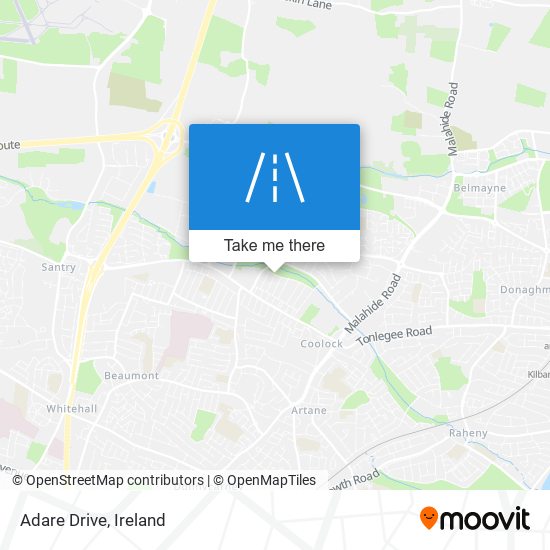 Adare Drive map