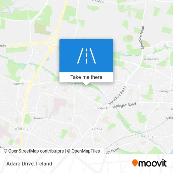 Adare Drive map