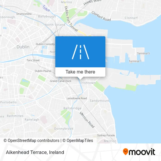 Aikenhead Terrace map