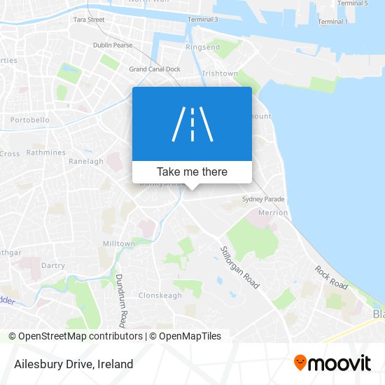 Ailesbury Drive map