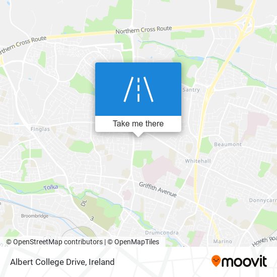 Albert College Drive map