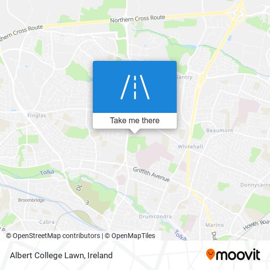 Albert College Lawn map