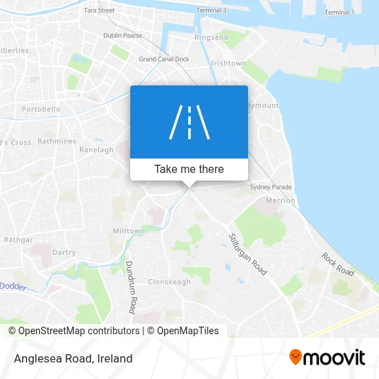 Anglesea Road map