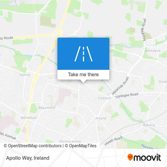 Apollo Way map