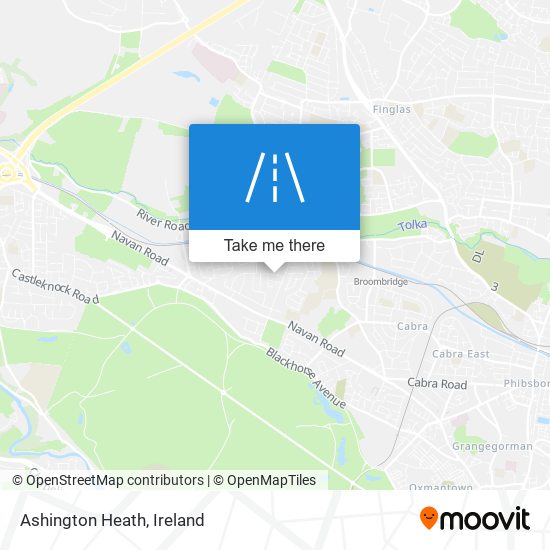Ashington Heath map