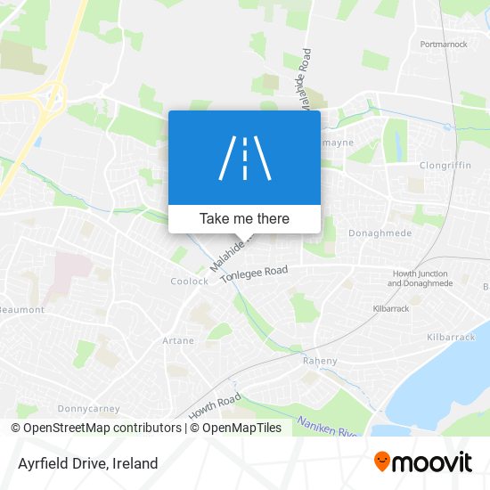 Ayrfield Drive map
